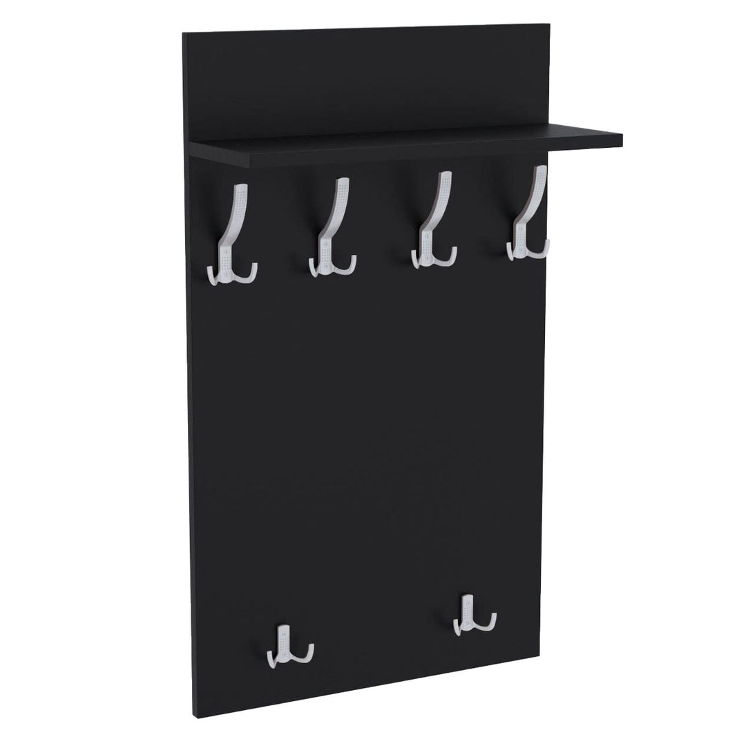 AKKE 90x60 | MAXI Garderobenpaneel Wandgarderobe Garderobe Wandpaneel Kleiderstange ALUMINIUM | SCHW