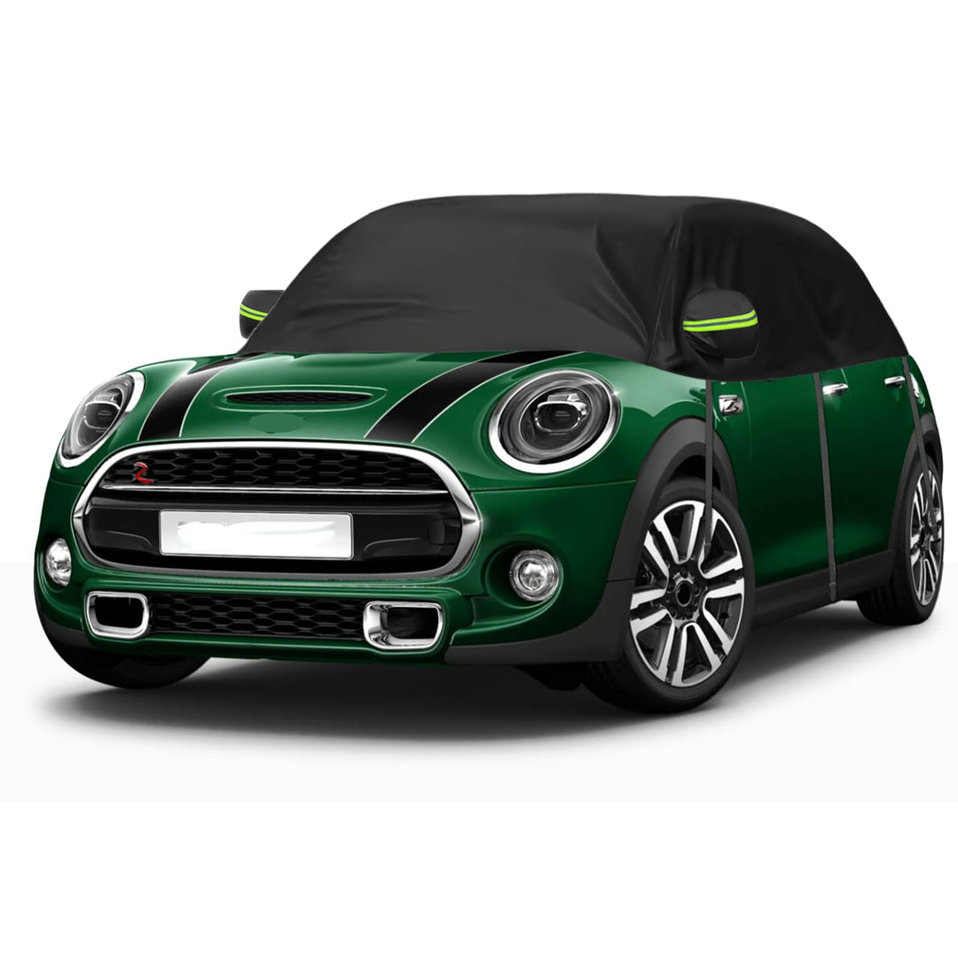 Autoabdeckung Wasserdicht Ersatz für Mini Cooper 3 Door 2000-2024, Sonnenfest Hälfte Autoabdeckung,