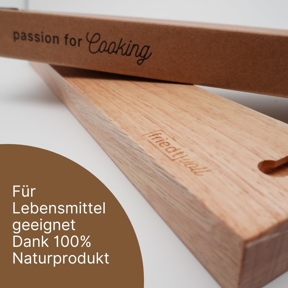 Magnetleiste Messer, Messerhalter aus massivem Holz, einfache Montage, multifunktional für alle magn