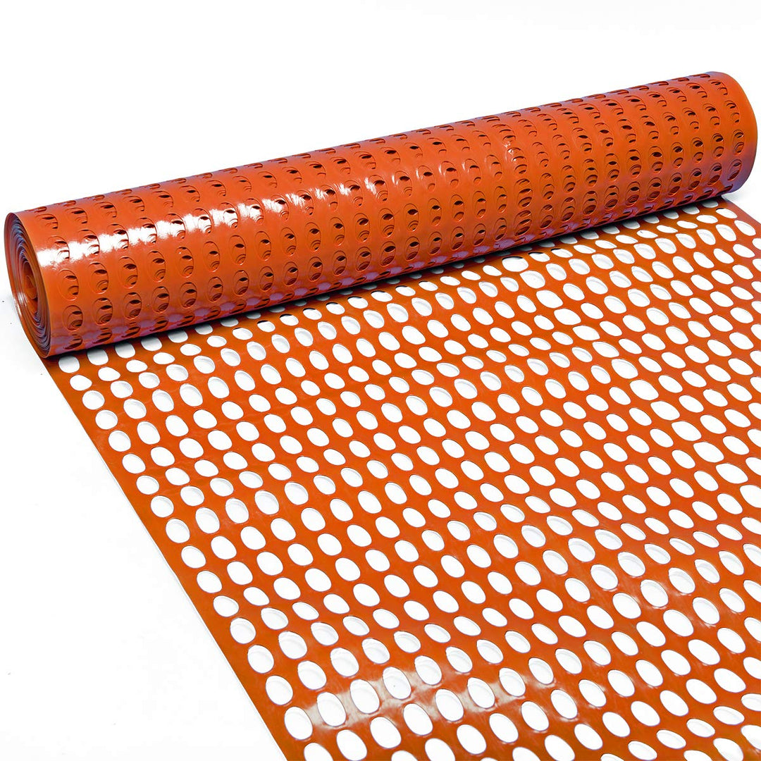 HaGa® Absperrzaun orange, 50m x 1,2m Höhe, Maschenweite 50mm x 35mm, ideal für Baustellen Sicherheit