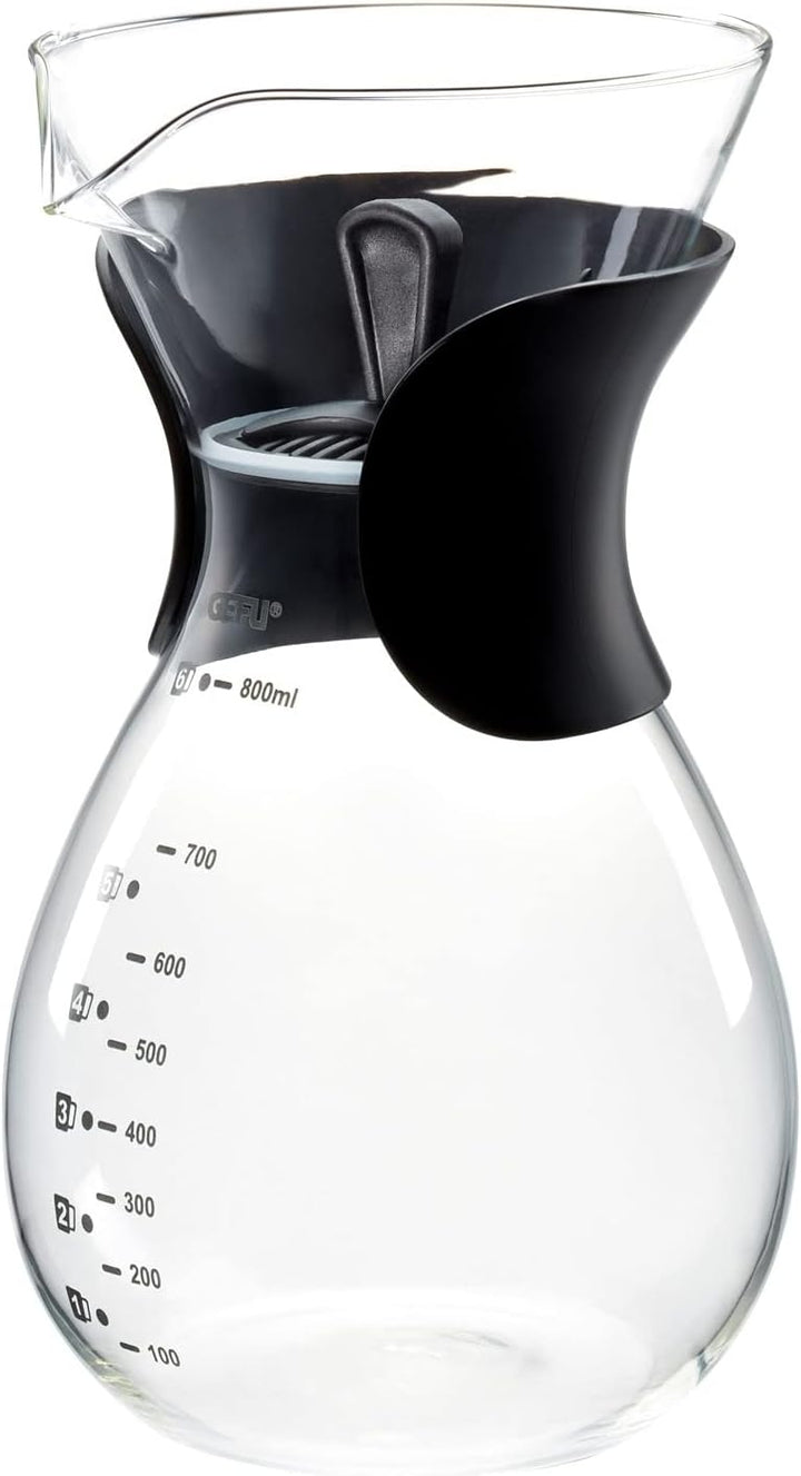 Gefu Butio Kaffeebereiter Silber/Transparent 800 ml