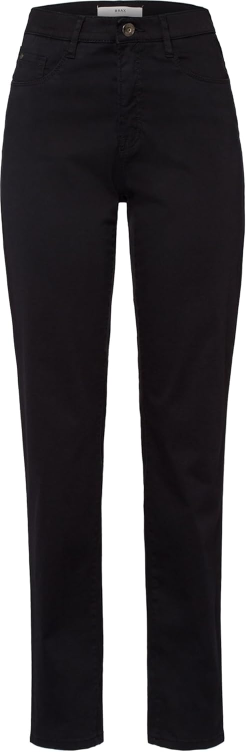 BRAX Damen Style Carola Five-Pocket Wertigem Baumwollstretch Hose 32W / 32L Schwarz, 32W / 32L Schwa