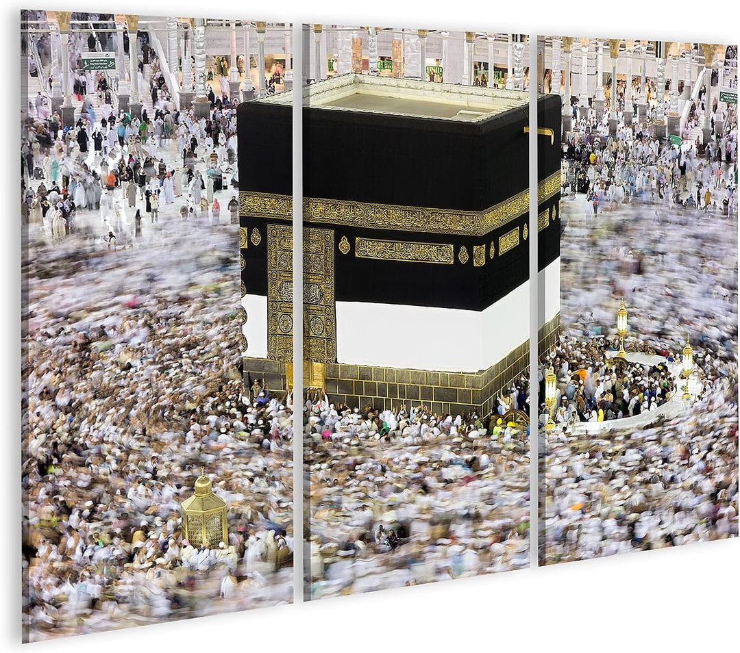 islandburner Bild auf Leinwand Kaaba Hadsch Saudi Arabien Muslime Bilder Wandbilder Poster Leinwand