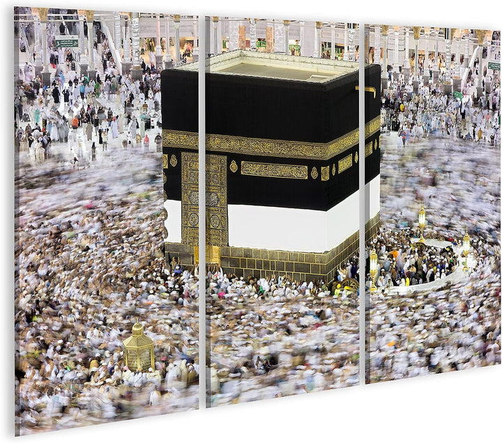 islandburner Bild auf Leinwand Kaaba Hadsch Saudi Arabien Muslime Bilder Wandbilder Poster Leinwand