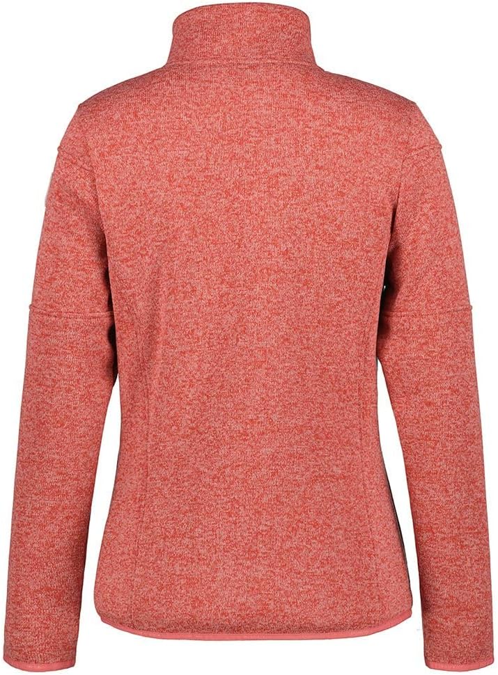ICEPEAK Strickfleecejacke für Damen Anahola ohne Kapuze M Rot, M Rot