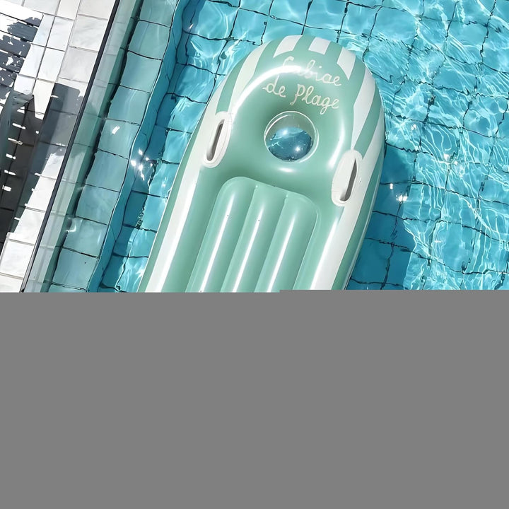 Bodyboard Aufblasbar, leichtes Aufblasbares Surfbrett tragbares Schwimmenbrett mit Griffen Schwimmhi