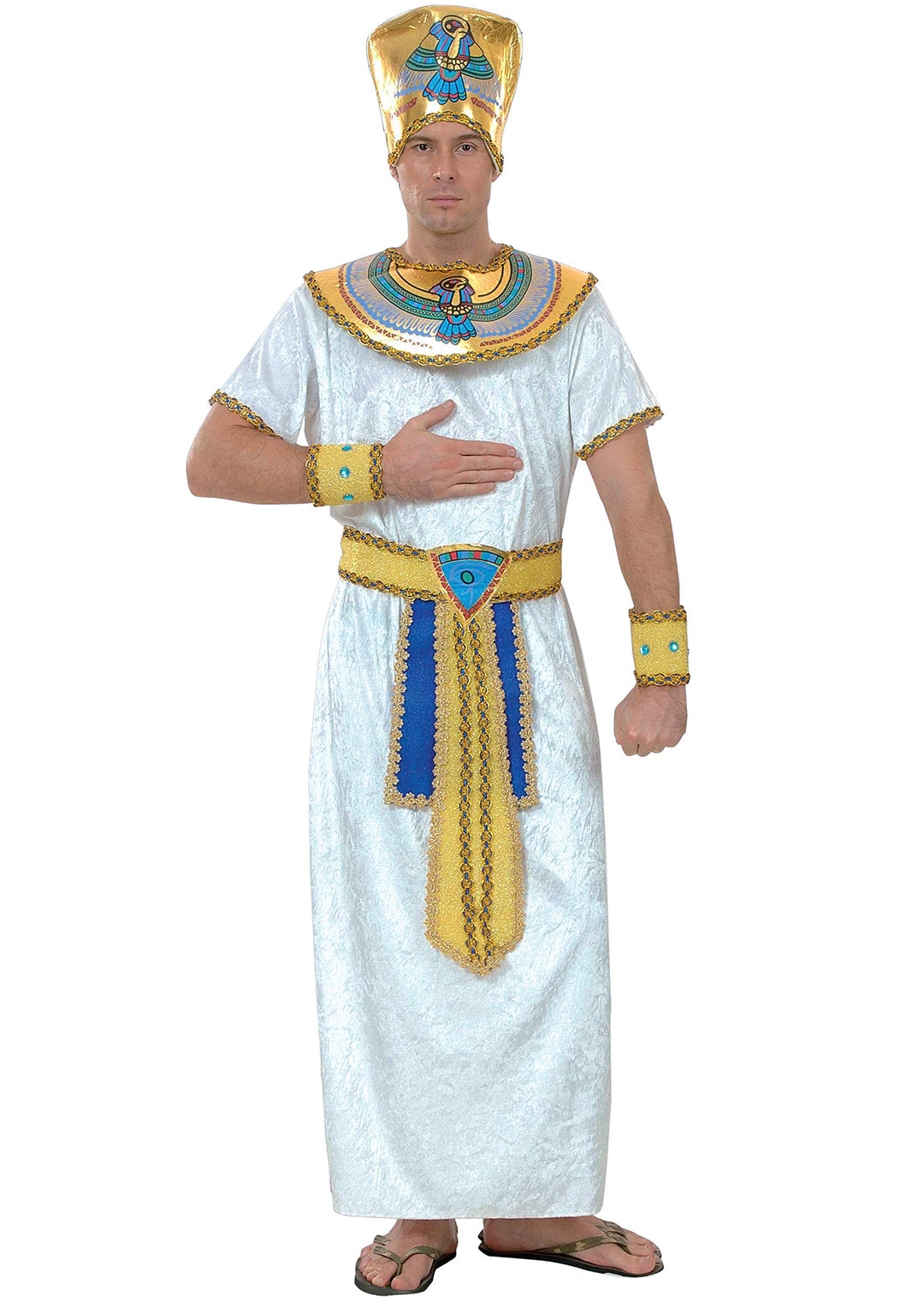 Ciao 16148.XL Erwachsene Kostüm, Herren, Weiss, Blau, Gold