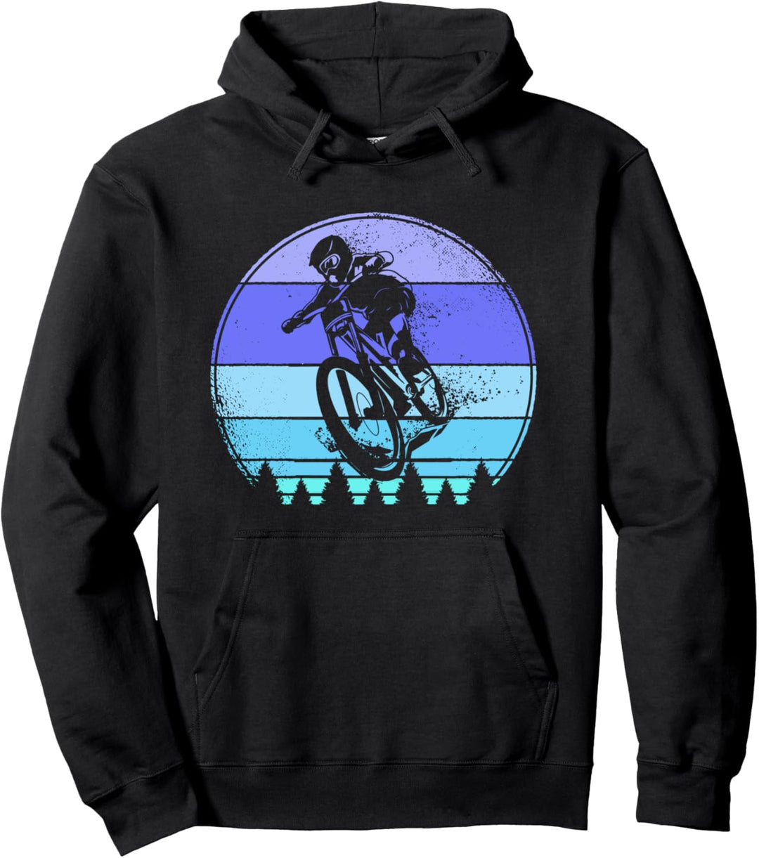 MTB Downhill Mountainbike Mountain Bike Mountainbiker Pullover Hoodie