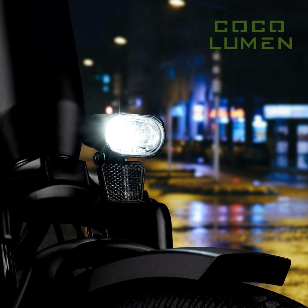 Fahrrad Frontlicht LED 30-100 Lux, Alu-Kühlkörper, 6-58V E-Bike/Fahrrad, IPX4/5, StVZO E-Bike 30lux,