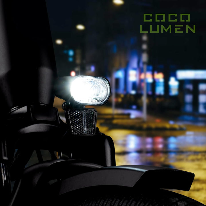 Fahrrad Frontlicht LED 30-100 Lux, Alu-Kühlkörper, 6-58V E-Bike/Fahrrad, IPX4/5, StVZO E-Bike 30lux,
