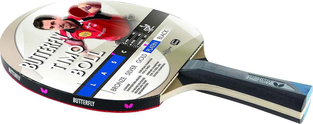 Butterfly® Timo Boll Platin Tischtennisschläger | Tischtennis Racket Bat TT Profi Wettkampfschläger