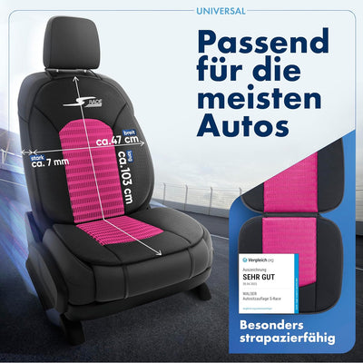 Walser Car Comfort Auto-Sitzauflage S-Race, Auszeichnung Sehr Gut* Autositzauflage, Sitzkissen-PKW,