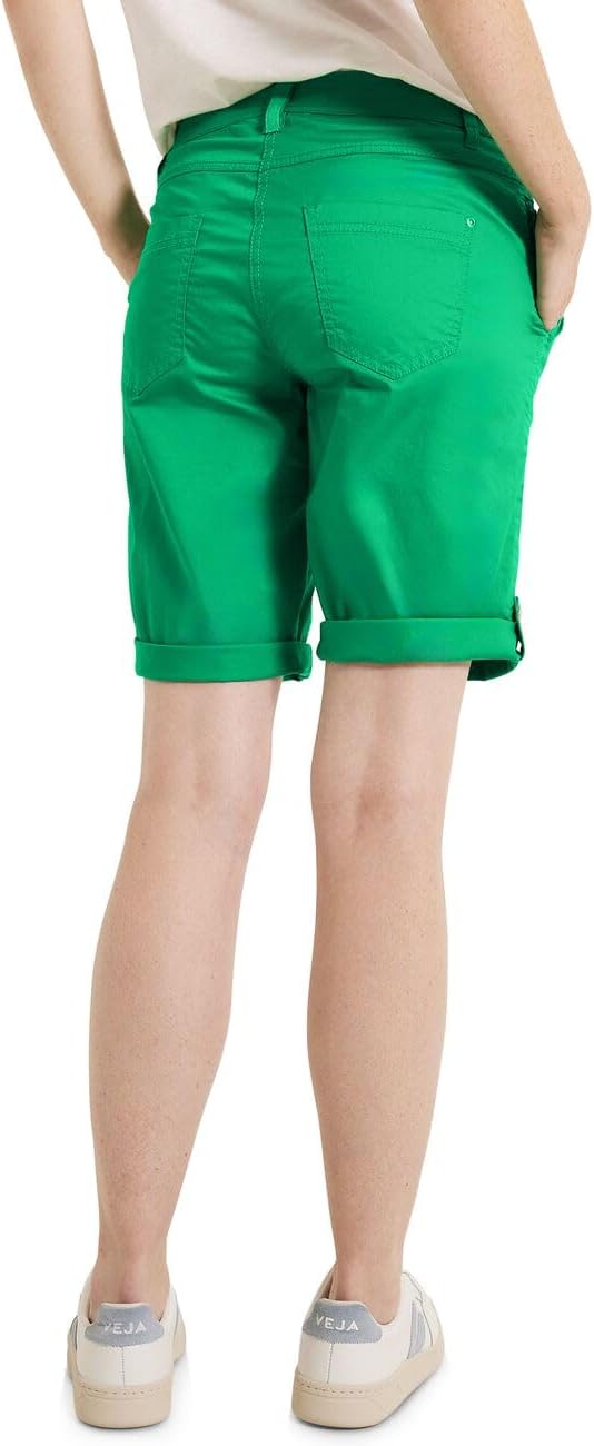 Cecil Damen Baumwollshorts 34W Fresh Green, 34W Fresh Green