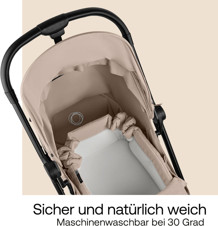 Bugaboo Babynest, tragbare Liegewanne mit Tragegurten Kinderwagen geeignet, entfalbar zu Einer Baumw