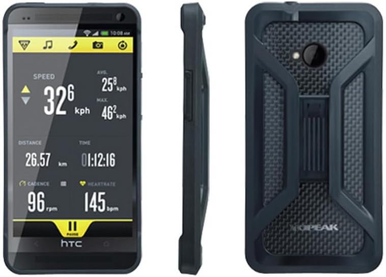 Topeak RideCase HTC One inklusive RideCase Mount Schwarz, Schwarz