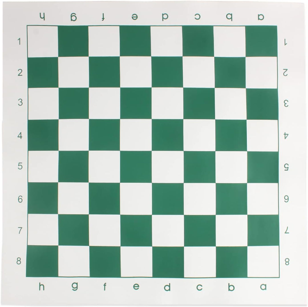 Andux Schachspiel Rollbares Schachbrett XQQP-01 (Grün, 33x33cm) Grün, 33 * 33cm, Gr&#xFC;n, 33 * 33c