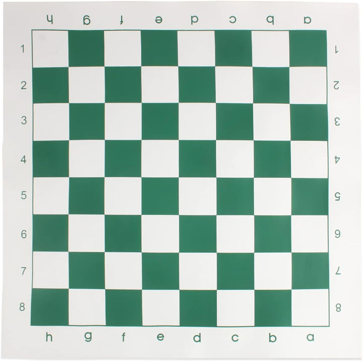 Andux Schachspiel Rollbares Schachbrett XQQP-01 (Grün, 33x33cm) Grün, 33 * 33cm, Gr&#xFC;n, 33 * 33c