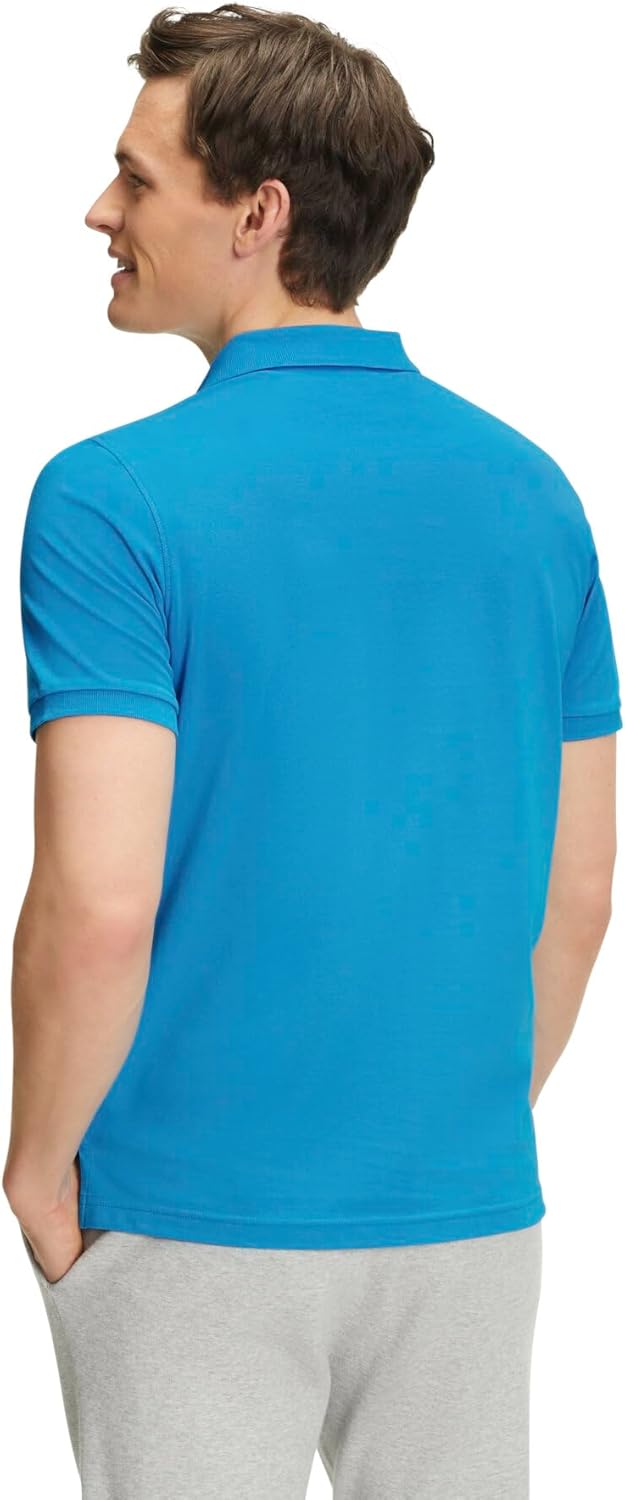 FALKE Herren Basic Polo Shirt Piqué Polohemd weich hautfreundlich atmungsaktive Baumwolle 1 Stück S