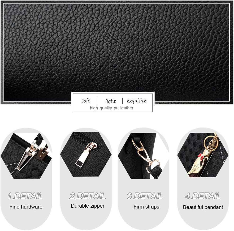 ALARION Damen Geldbörsen und Handtaschen Schultertasche Damen Designer Satchel Messenger Tote Bag Vi