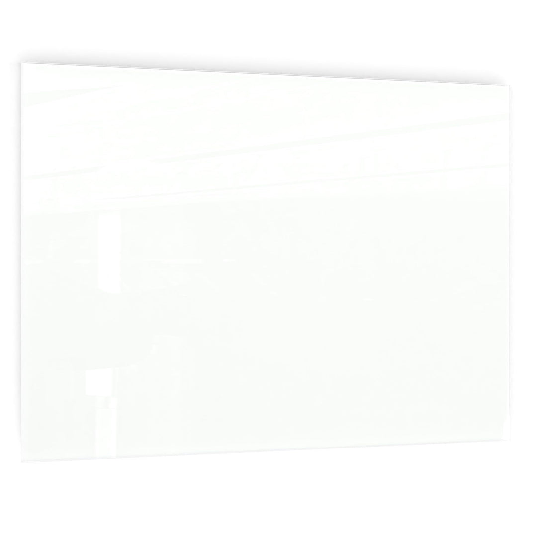 ALLboards Glasboard Magnetisch Weiss 60x40cm, Rahmenlos, Glastafel, Magnettafel, Gehärtetes Glas, We