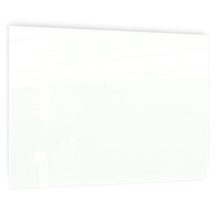 ALLboards Glasboard Magnetisch Weiss 60x40cm, Rahmenlos, Glastafel, Magnettafel, Gehärtetes Glas, We