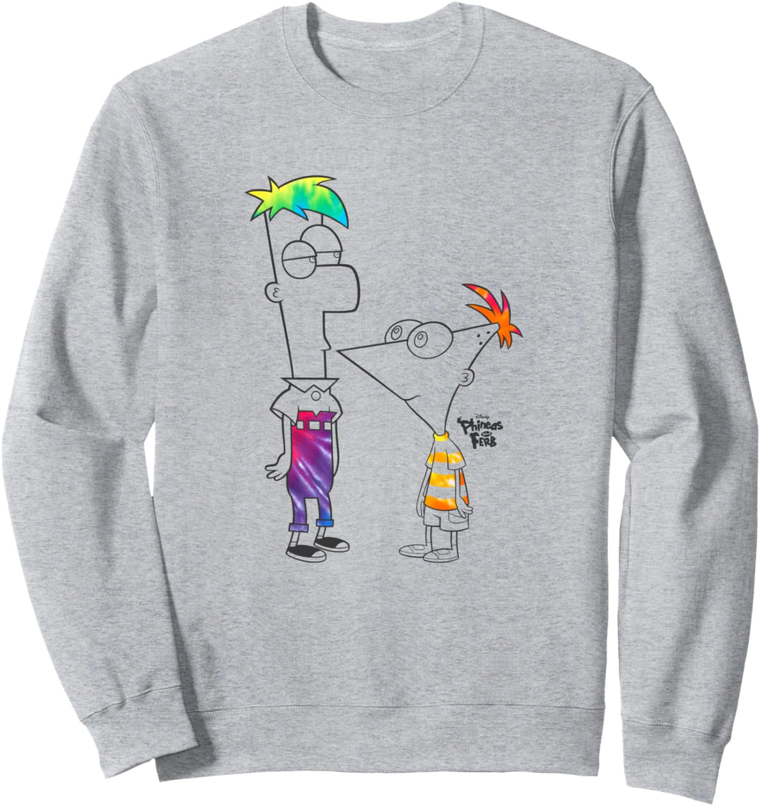 Disney Phineas und Ferb Boys of Tie Dye Sweatshirt