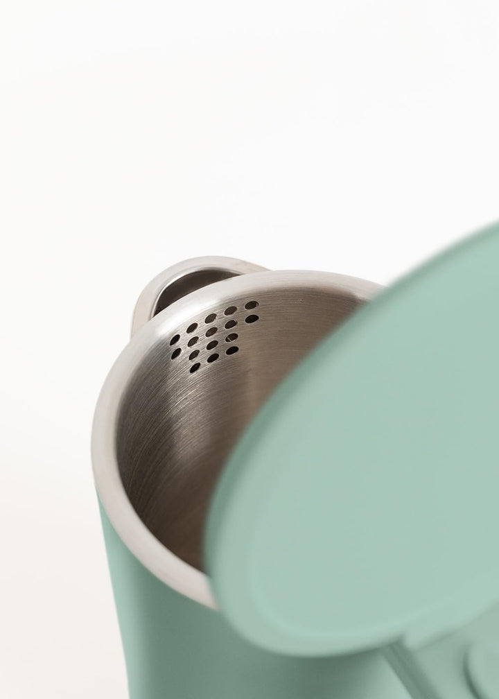CREATE/KETTLE STUDIO PRO/Elektrischer Wasserkocher 1L Salbeigrün/Temperaturregelung, Warmhaltefunkti