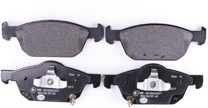 HELLA PAGID 8DB 355 021-431 Bremsbelagsatz - T2319 - Dicke/Stärke: 17mm - Bremssystem: Teves - mit a