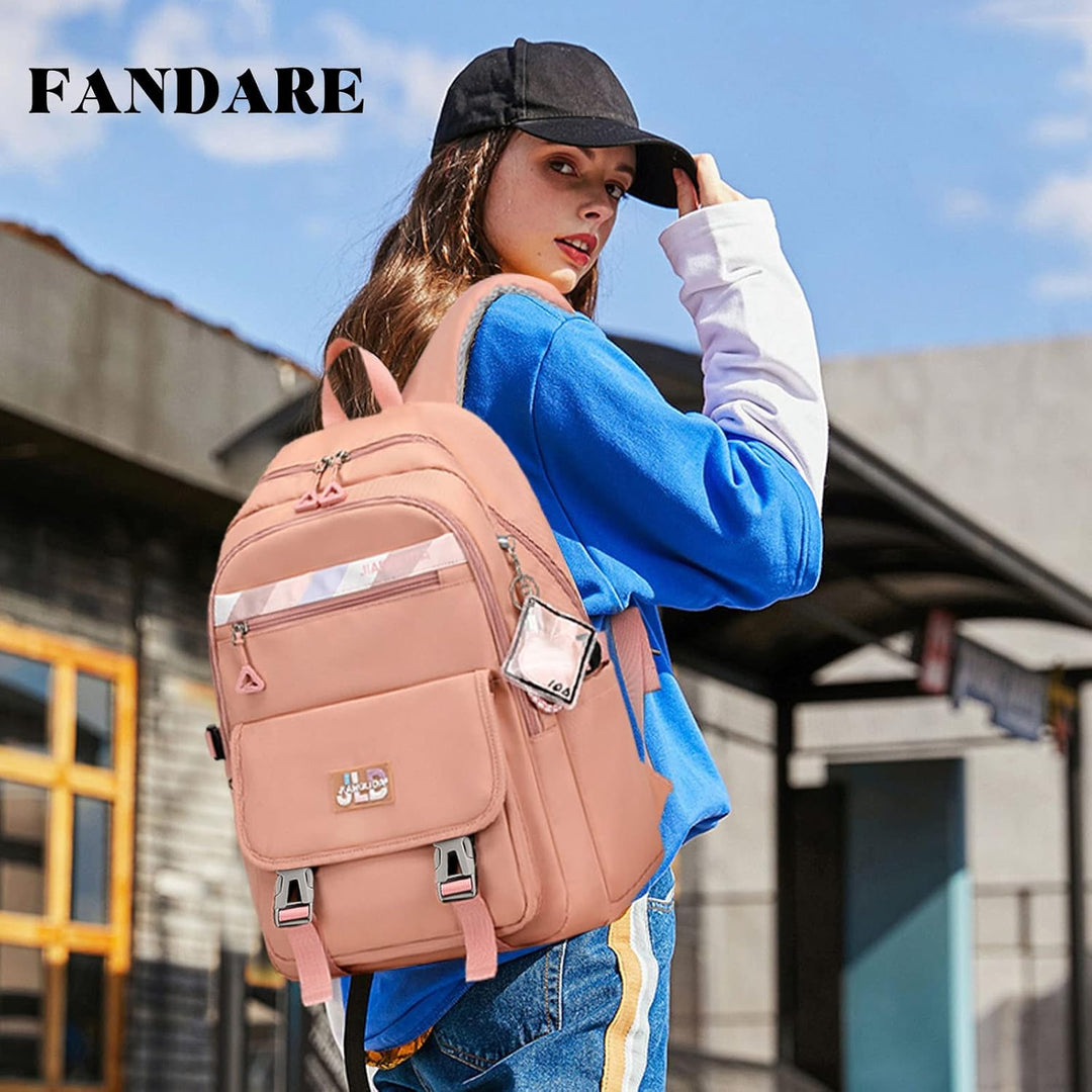 FANDARE Kinderrucksack Schulranzen Schultaschen Jungen Mädchen Schulrucksack Kinder Schultasche für