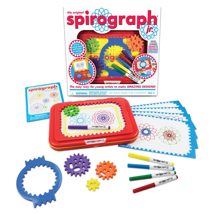 Silverlit - Spirograph Junior, einfach und verspielt, kreatives Hobby, zum Mitnehmen, ab 3 Jahren, 1
