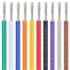 Striveday Flexibler Silikondraht, 26 AWG, elektrischer Draht, 26 Gauge, verzinntes Kupfer, 300 V Kab