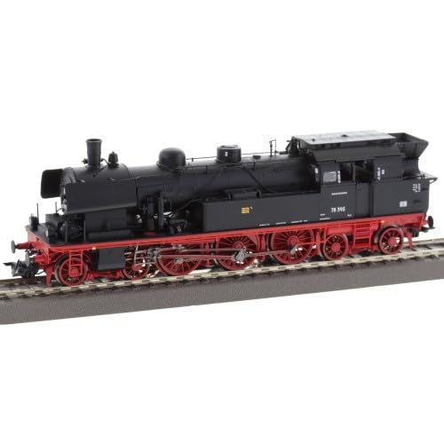 ESU 31184 H0 Dampflok 78 395, DR, Ep. III, DC+AC-Sound, Modellbahnlokomotive, Schwarz, für Erwachsen