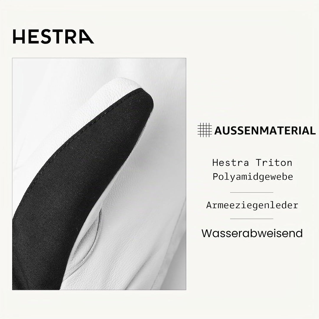 Hestra UK 7 / EU 40 Schwarz/Weiss, UK 7 / EU 40 Schwarz/Weiss