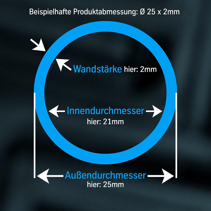 thyssenkrupp Edelstahlrohr Ø 42,4 x 2,6 mm in 1000 mm Länge | Rundrohr Edelstahl V2A geschweisst | W