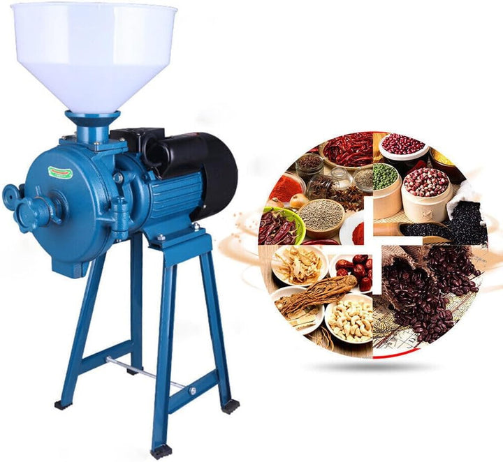 2200W elektrische Getreidemühle, Schleifer, Brecher, Getreidemühle mit Trichter Nussmühle für Reis M