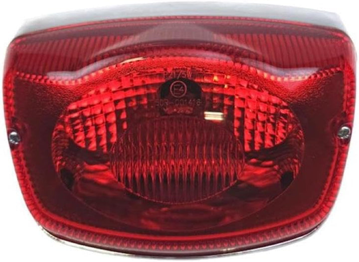 Streetparts24 Rücklicht Bremslicht E-Prüfzeichen passend für Piaggio Vespa LX, LXV, S 50 125 – 12V 1