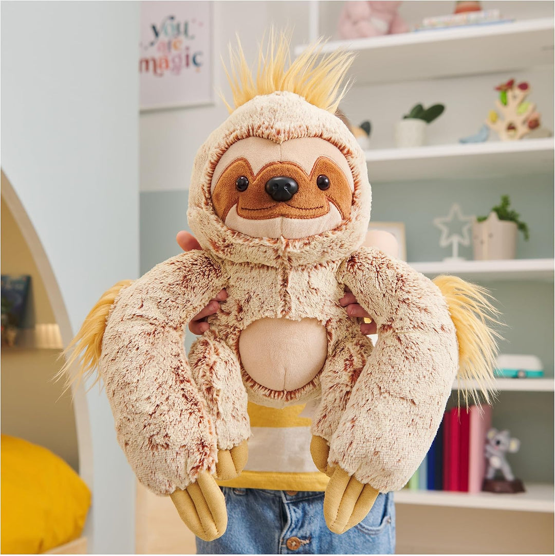 GUND Augie Faultier-Plüsch, Premium-Stofftier ab 1 Jahren, Hellbraun/Kupfer, 38,1 cm Faultier, 38,1