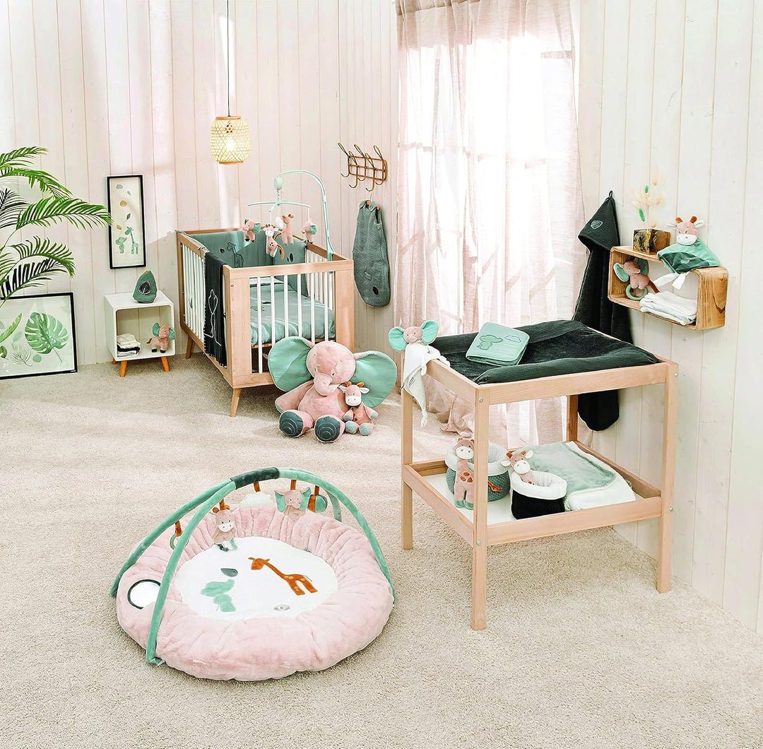 Nattou Aktivitätsbuch für Stoffe Aktivitätsbuch grün, Aktivitätsbuch grün