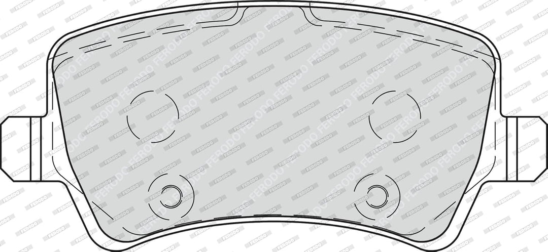 Ferodo FDB4237 PREMIER Bremsbelagsatz, Scheibenbremse - (4-teilig) - (4 Stück)