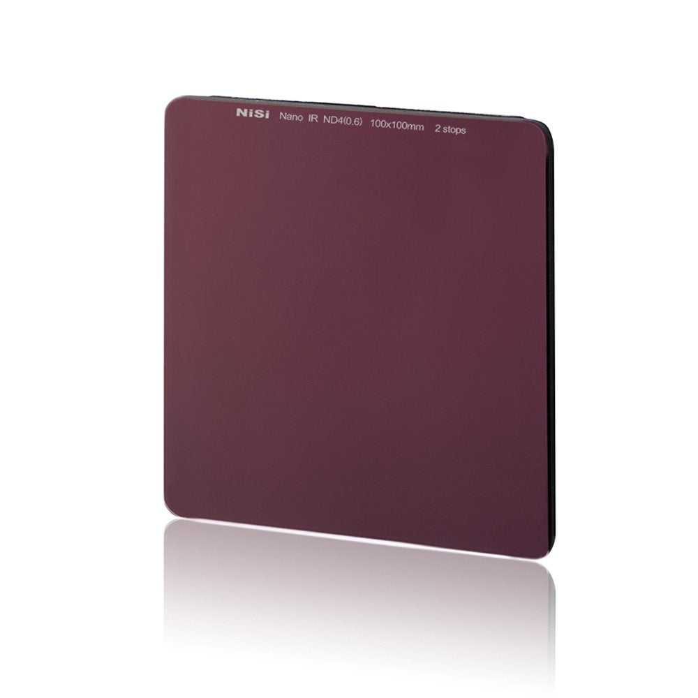 NiSi Neutral-Graufilter 100x100mm ND4 0,6 (2-Blenden) 100x100mm ND 4 (0.6) 2Stops, 100x100mm ND 4 (0