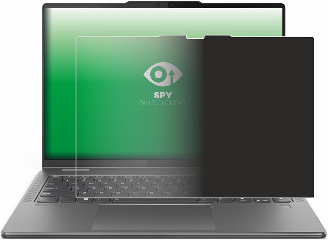 upscreen Anti-Spy Blickschutzfolie für Lenovo Yoga 7 2-in-1 Gen 9 14" Made in Germany, Privacy Displ