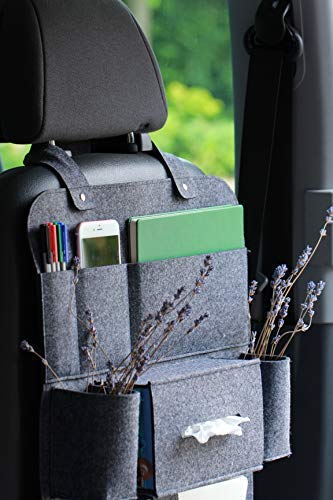 Lucky Sign Auto organizer Rückenlehnenschutz multi Staumöglichkeiten Wohnmobil Zubehör Innenraum, 62