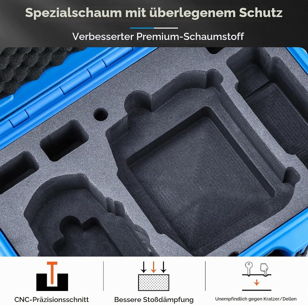Lykus Titan MM410 Wasserdicht Tasche/Koffer/Case für DJI Mini 4 Pro/Mini 3/Pro und DJI RC 2/RC/RC-N2