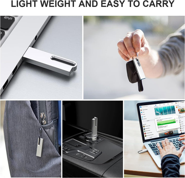 KOOTION 128GB USB 3.0 Wasserdicht Metall Datenstick 128 GB Memory Stick Flash-Laufwerk USB Flash Dri