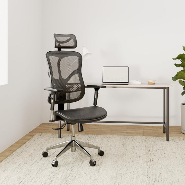 Diablo V-Basic Bürostuhl Ergonomisch Schreibtischstuhl Drehstuhl mit integrierter Lendenwirbelstütze
