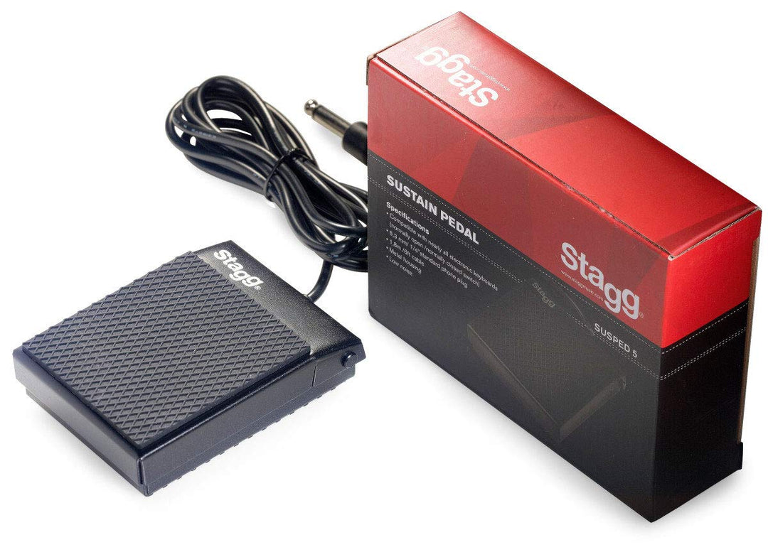 Stagg 21951 Keyboard Sustain-Pedal eben, eben