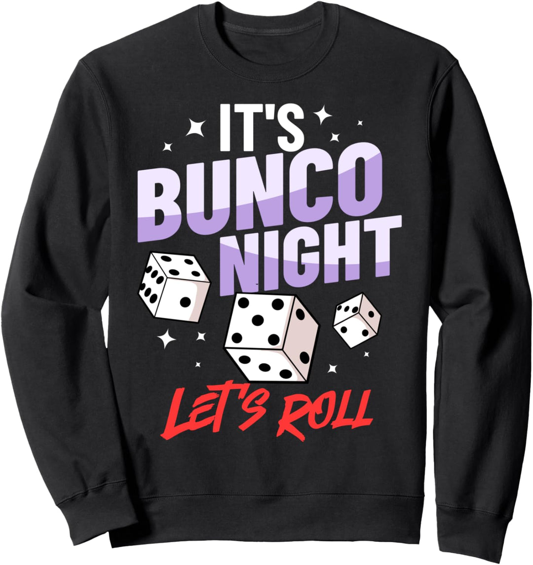 Bunco Würfel Spiel Regeln Nacht Party Sweatshirt