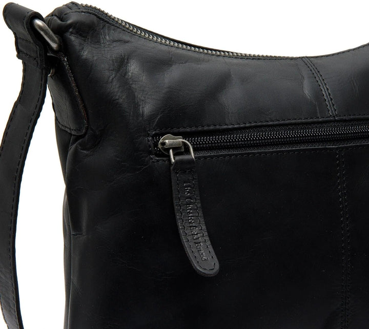 The Chesterfield Brand Hailey - Schultertasche Leder 24 cm Schwarz, Schwarz