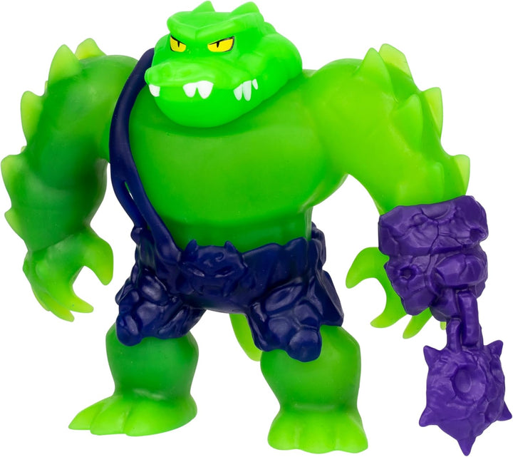 Heroes of Goo Jit Zu Meteor Madness Rock Jaw-Actionfigur, dehnbar, mit einzigartiger Schleimfüllung