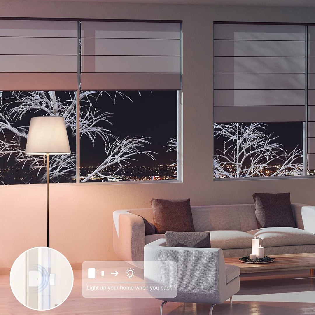 ONVIS Smarter Tür- und Fenstersensor, Door Window Kontaktsensor für Fenster, Bluetooth, Thread, Mitt